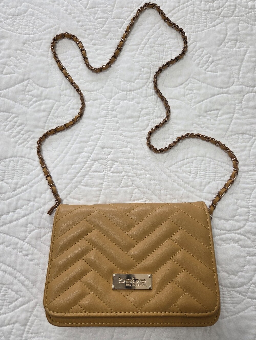 Bebe Faux Leather Crossbody.